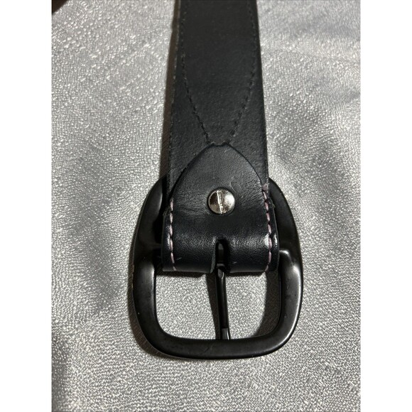 Rhinestone Belts Western circular Crystal Bling Studded Black Leather 49 in. - Picture 4 of 7